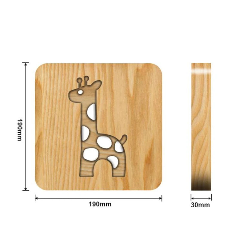 Giraffe 3D LED Lamp