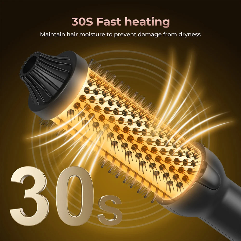 Wavytalk 3-in-1 Negative Ion Thermal Brush