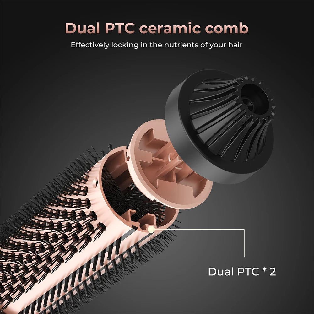 Wavytalk 3-in-1 Negative Ion Thermal Brush