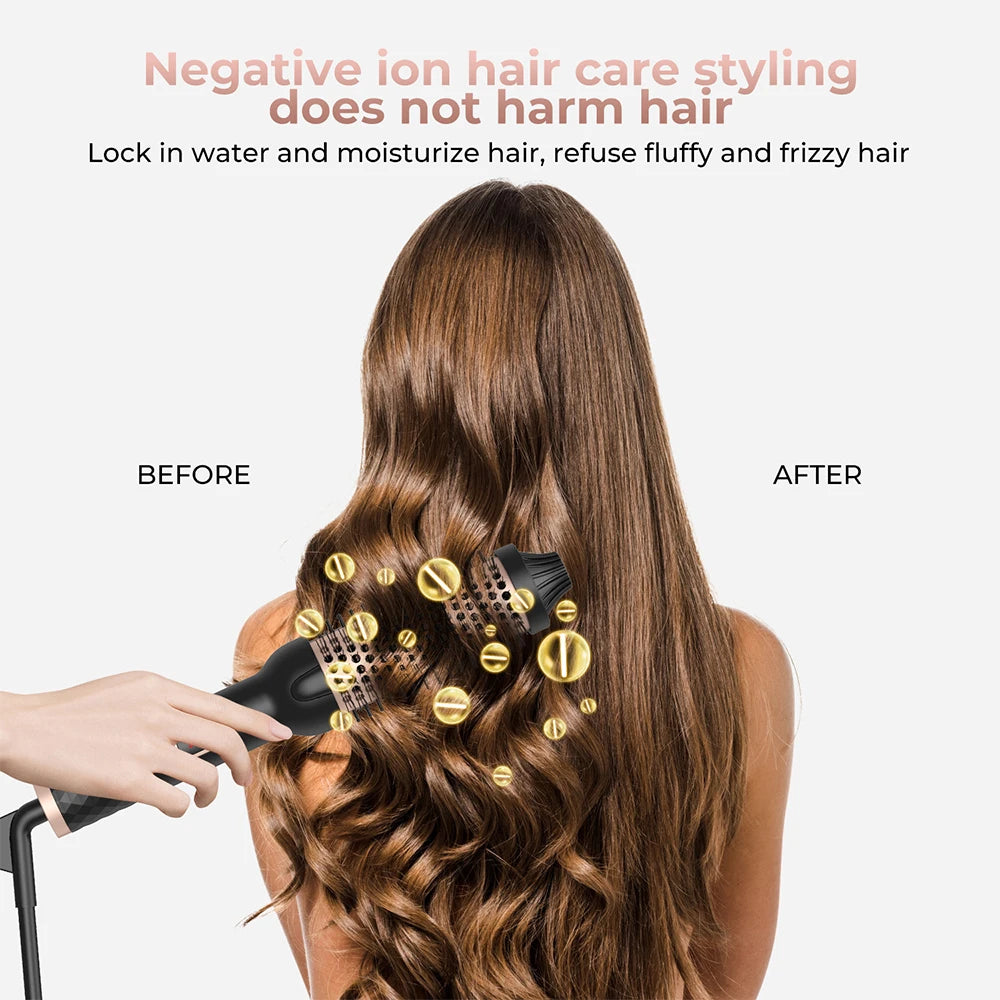 Wavytalk 3-in-1 Negative Ion Thermal Brush