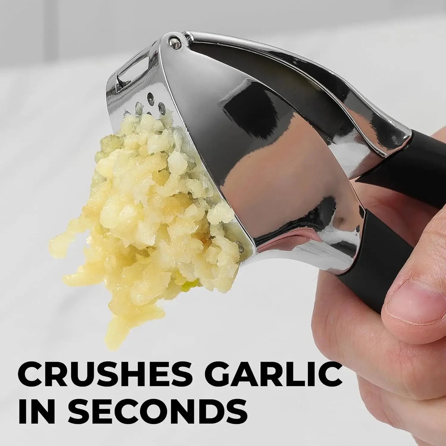Stainless Steel Garlic Press Set
