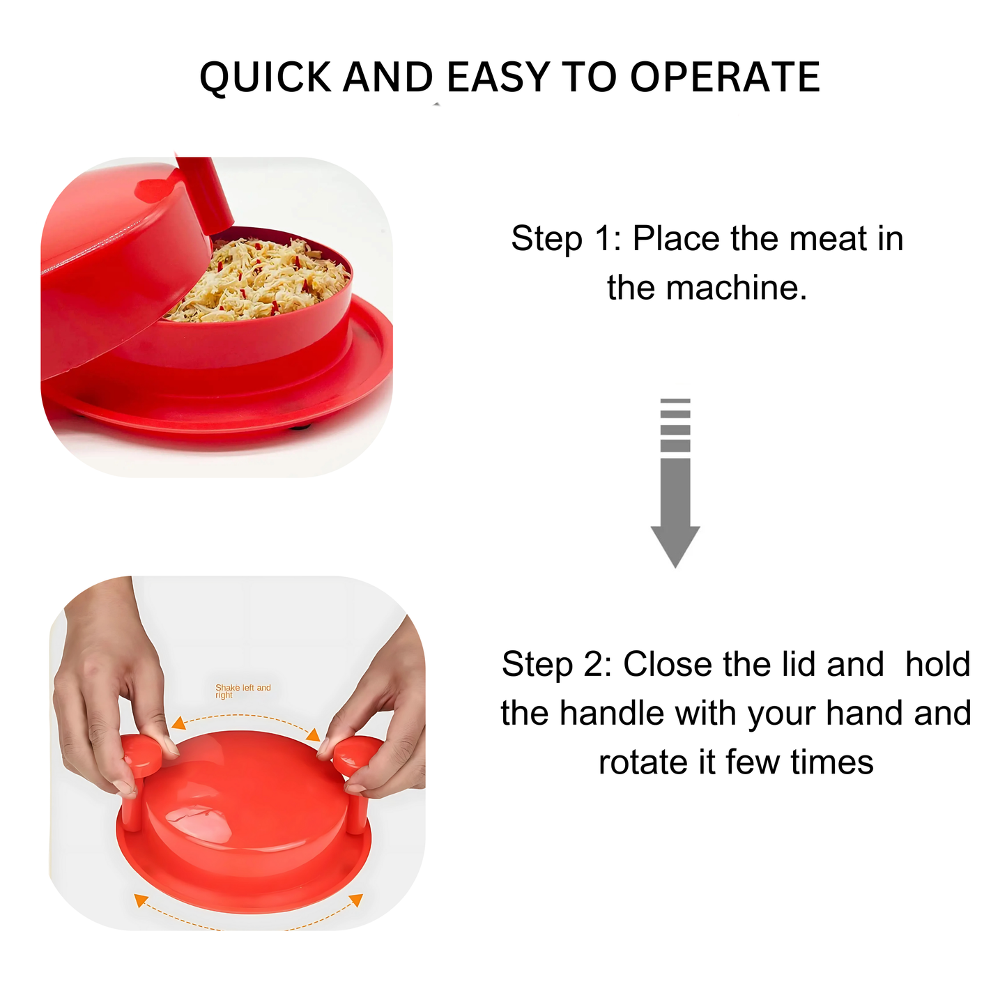 The Shred-Pro: The Ultimate Kitchen Companion for Quick and Effortless Meat Shredding