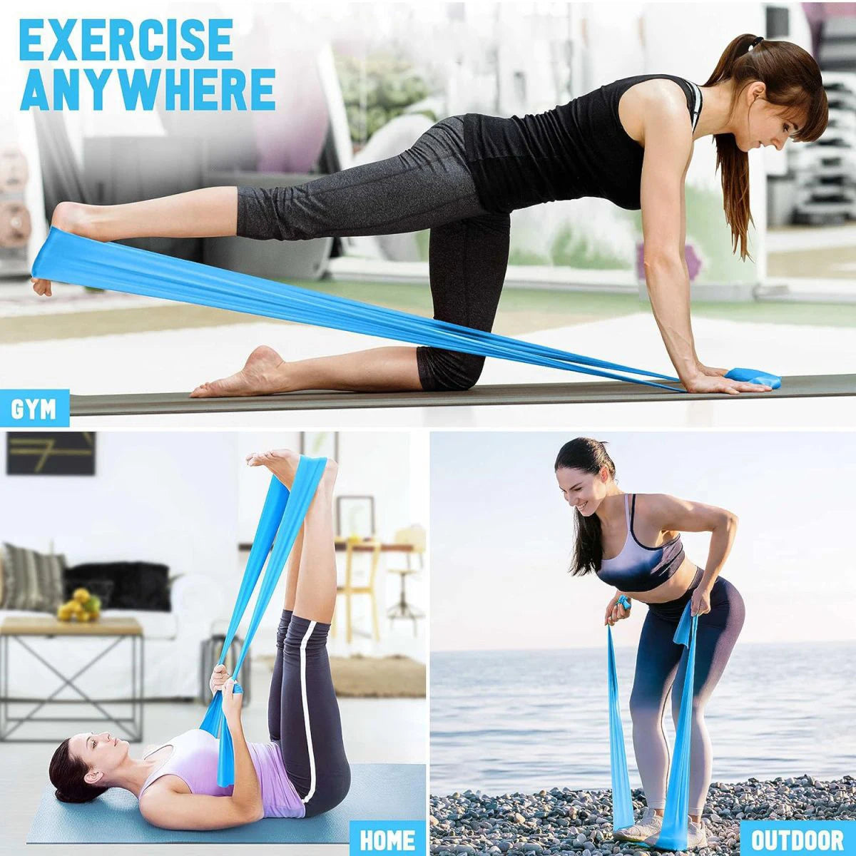 Yoga Pilates Resistance Band – Enhance Your Flexibility, Strength, and Core Workouts