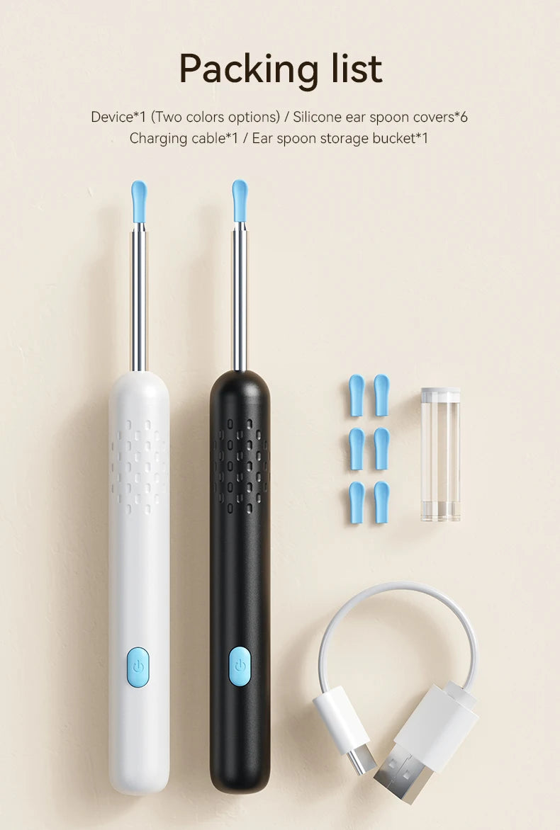HD Ear Cleaner with Camera & LED Lights
