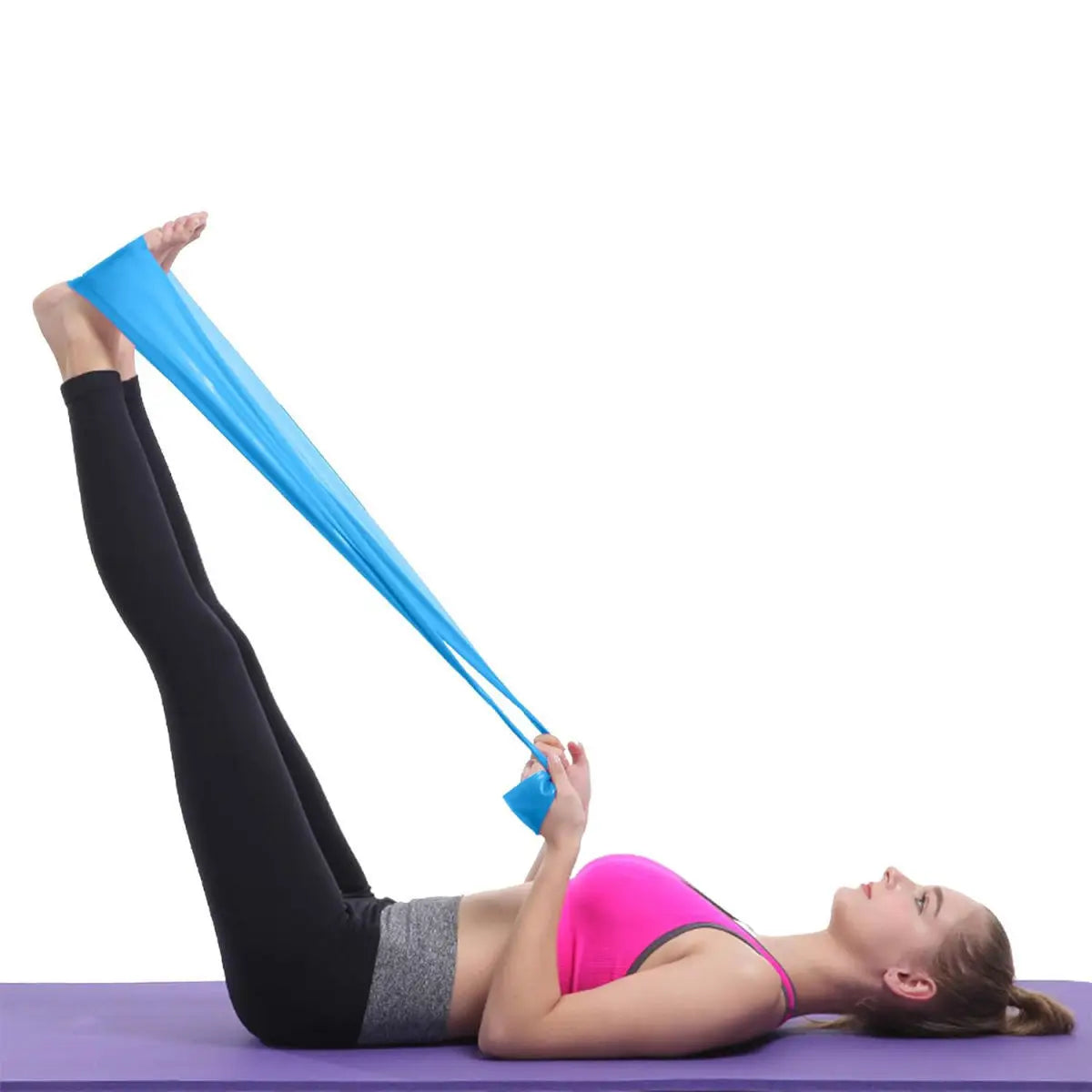 Yoga Pilates Resistance Band – Enhance Your Flexibility, Strength, and Core Workouts